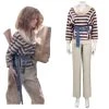Cossky Stranger Things Season 4 (2022) Nancy Wheeler Top Pants Cosplay Costume Outfits New Arrivals