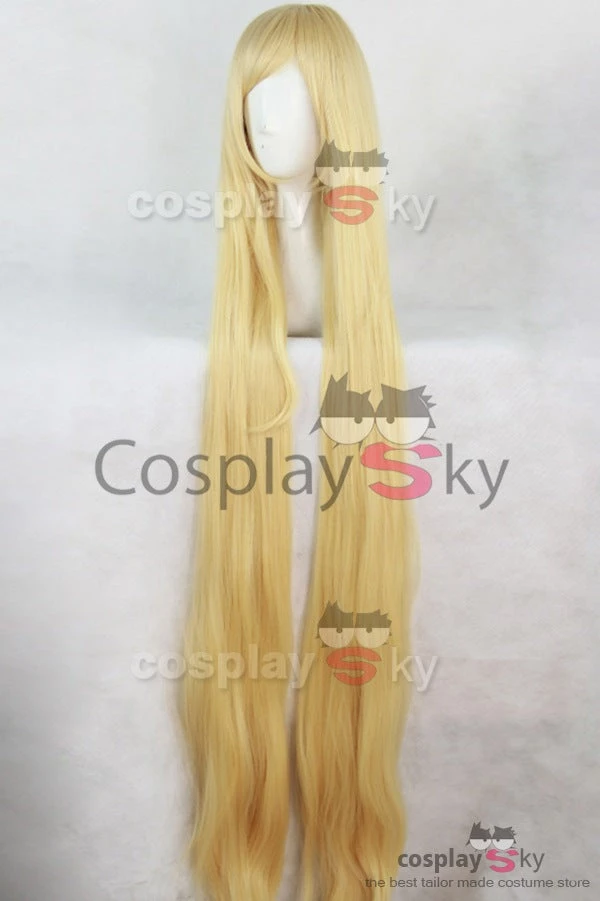 NewCosplay Noragami Bishamonten Cosplay Wigs Yellow 4 NewCosplay Noragami Bishamonten Cosplay Wigs Yellow