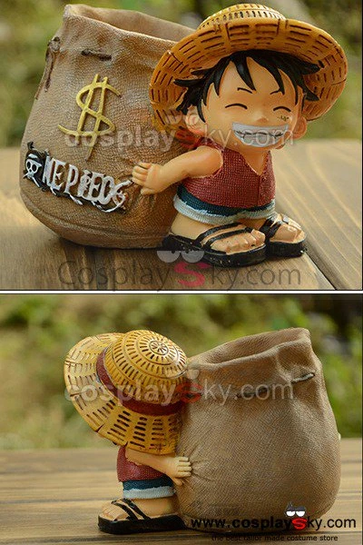 NewCosplay One Piece Monkey D Luffy Pen Container Pencil Vase New Arrivals 4 NewCosplay One Piece Monkey D Luffy Pen Container Pencil Vase New Arrivals