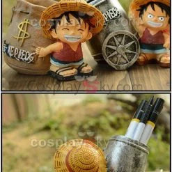 NewCosplay One Piece Monkey D Luffy Pen Container Pencil Vase New Arrivals 12 NewCosplay One Piece Monkey D Luffy Pen Container Pencil Vase New Arrivals