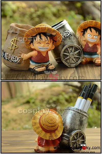NewCosplay One Piece Monkey D Luffy Pen Container Pencil Vase New Arrivals 6 NewCosplay One Piece Monkey D Luffy Pen Container Pencil Vase New Arrivals