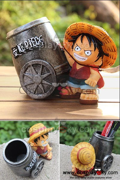 NewCosplay One Piece Monkey D Luffy Pen Container Pencil Vase New Arrivals 5 NewCosplay One Piece Monkey D Luffy Pen Container Pencil Vase New Arrivals