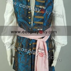 NewCosplay New Arrivals Pirates Of The Caribbean: On Stranger Tides Jack Sparrow Vest Cosplay Costume