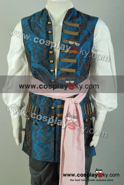NewCosplay New Arrivals Pirates Of The Caribbean: On Stranger Tides Jack Sparrow Vest Cosplay Costume 4 NewCosplay New Arrivals Pirates Of The Caribbean: On Stranger Tides Jack Sparrow Vest Cosplay Costume