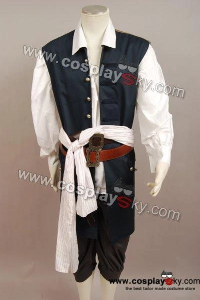 NewCosplay Pirates Of The Caribbean Jack Sparrow Costume Set Cosplay Costume 8 NewCosplay Pirates Of The Caribbean Jack Sparrow Costume Set Cosplay Costume