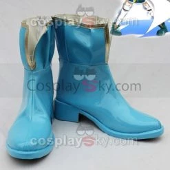 NewCosplay Puella Magi Madoka Magica Miki Sayaka Cosplay Boots Shoes