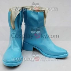 NewCosplay Puella Magi Madoka Magica Miki Sayaka Cosplay Boots Shoes