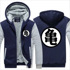 NewCosplay Dragon Ball Turtle Hermit Logo Thick Jacket Coat Costume New Arrivals