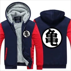 NewCosplay Dragon Ball Turtle Hermit Logo Thick Jacket Coat Costume New Arrivals