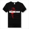 NewCosplay The Walking Dead Bloodspray Logo Short T-shirt