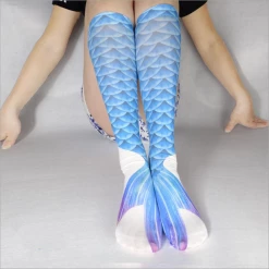 NewCosplay New Arrivals Mermaid Stockings 3D Printing Socks Cosplay Accessories