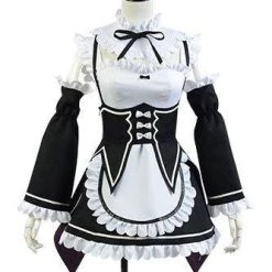 NewCosplay Re:Zero Life In A Different World From Zero Ram Outfit Cosplay Costume