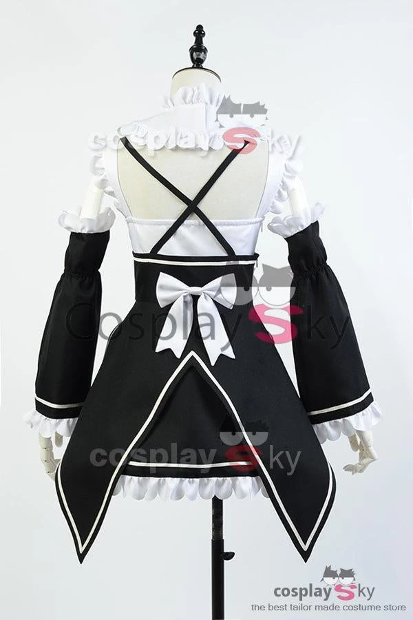 NewCosplay Re:Zero Life In A Different World From Zero Rem Costume+Shoes+ Wigs New Arrivals