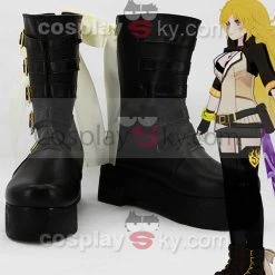 NewCosplay RWBY Yellow Trailer Yang Xiao Long Cosplay Boots Shoes
