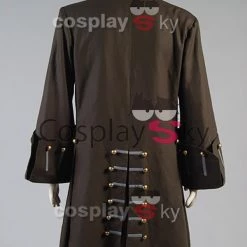 NewCosplay New Arrivals Pirates Of The Caribbean Jack Sparrow Jacket Coat Costume
