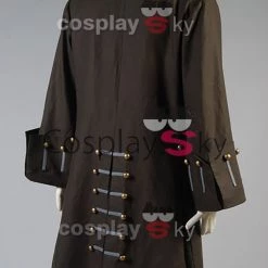 NewCosplay New Arrivals Pirates Of The Caribbean Jack Sparrow Jacket Coat Costume