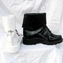 NewCosplay New Arrivals Satan Cosplay Boots Shoes Black And White
