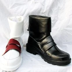 NewCosplay New Arrivals Satan Cosplay Boots Shoes Black And White