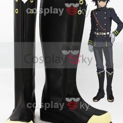 NewCosplay New Arrivals Seraph Of The End Y?ichir? Hyakuya / Shinoa H?ragi Boots Cosplay Shoes