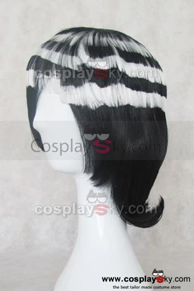 NewCosplay Soul Eater Death The Kid Stratified Black And White Cosplay Wig New Arrivals 5 NewCosplay Soul Eater Death The Kid Stratified Black And White Cosplay Wig New Arrivals