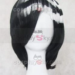 NewCosplay Soul Eater Death The Kid Stratified Black And White Cosplay Wig New Arrivals