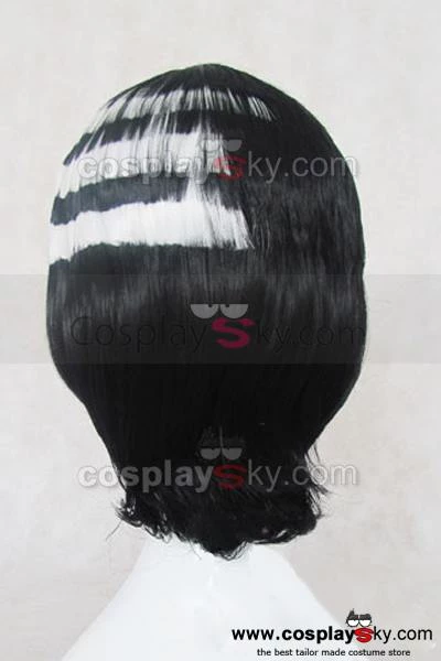 NewCosplay Soul Eater Death The Kid Stratified Black And White Cosplay Wig New Arrivals 6 NewCosplay Soul Eater Death The Kid Stratified Black And White Cosplay Wig New Arrivals