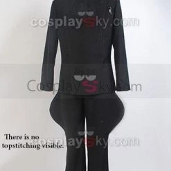 NewCosplay Star Wars Imperial Officer Black Uniform Costume + Hat + Belt 14 NewCosplay Star Wars Imperial Officer Black Uniform Costume + Hat + Belt