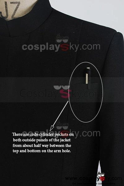 NewCosplay Star Wars Imperial Officer Black Uniform Costume + Hat + Belt 10 NewCosplay Star Wars Imperial Officer Black Uniform Costume + Hat + Belt