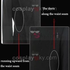 NewCosplay Star Wars Imperial Officer Black Uniform Costume + Hat + Belt 16 NewCosplay Star Wars Imperial Officer Black Uniform Costume + Hat + Belt