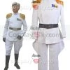NewCosplay New Arrivals Star Wars Imperial Officer White Grand Admiral Uniform Cosplay Costume