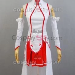 NewCosplay Sword Art Online SAO Asuna Cosplay Costume