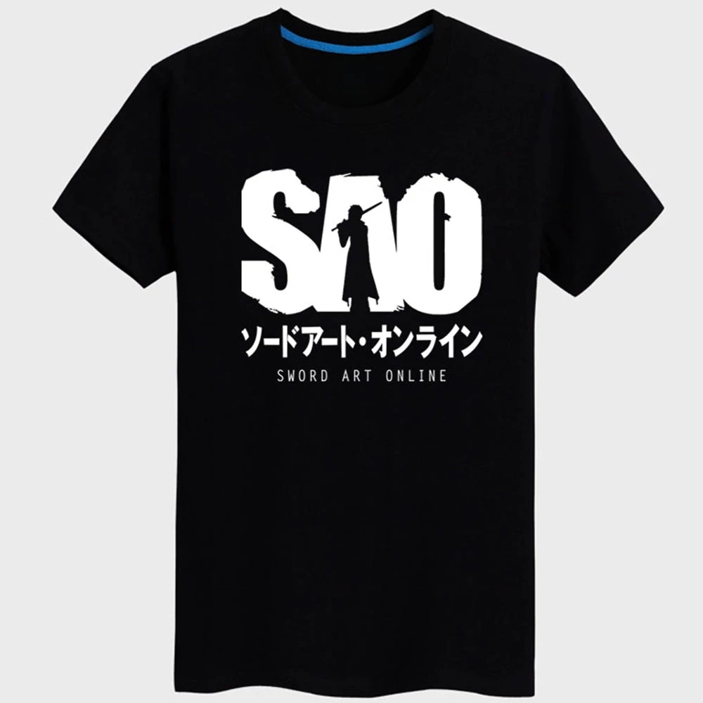 NewCosplay Sword Art Online SAO Black T-shirt Cosplay Costume New Arrivals 4 NewCosplay Sword Art Online SAO Black T-shirt Cosplay Costume New Arrivals