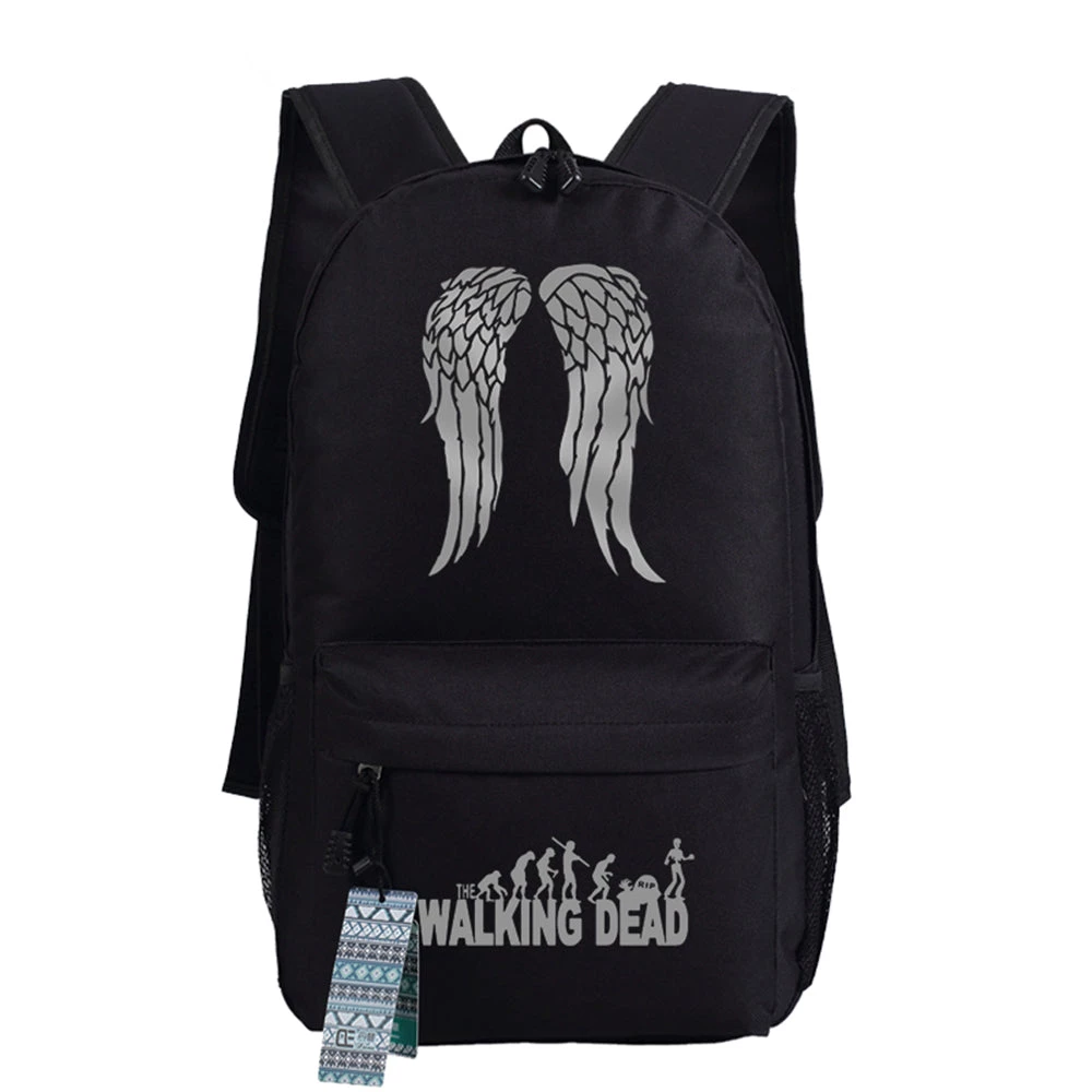 NewCosplay The Walking Dead Daryl Dixon Wings Backpack School Bag New Arrivals 6 NewCosplay The Walking Dead Daryl Dixon Wings Backpack School Bag New Arrivals