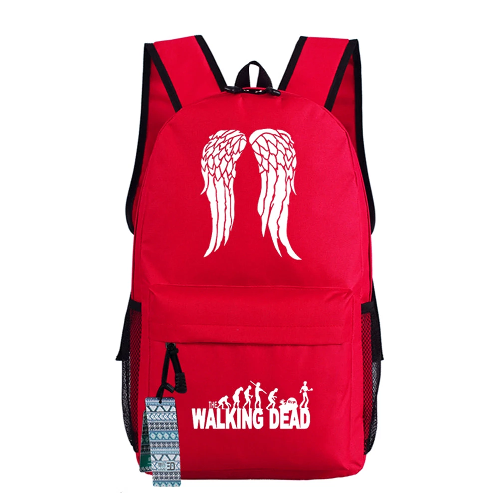 NewCosplay The Walking Dead Daryl Dixon Wings Backpack School Bag New Arrivals 4 NewCosplay The Walking Dead Daryl Dixon Wings Backpack School Bag New Arrivals