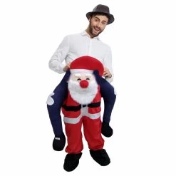 NewCosplay Christmas Santa Claus Pants Magic Artificial Leg Pant Cosplay Costume