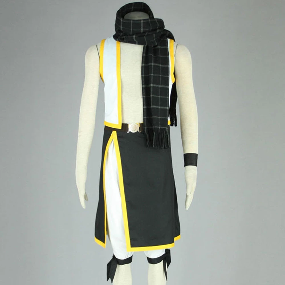 NewCosplay Fairy Tail Natsu Dragneel Muffler Scarf Cosplay Accessories New Arrivals 6 NewCosplay Fairy Tail Natsu Dragneel Muffler Scarf Cosplay Accessories New Arrivals