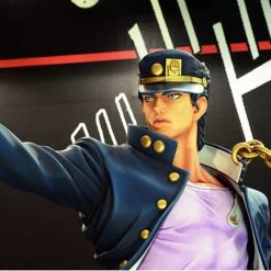 NewCosplay JoJo?s Bizarre Adventure Kuujou Joutaro Limit Adjustable Cap Unisex Baseball + Free Badge New Arrivals