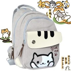 New Cosplaysky Neko Atsume Casual Canvas Backpack School Bag New Arrivals