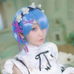 NewCosplay Re:Zero Life In A Different World From Zero Rem Cosplay Wigs New Arrivals