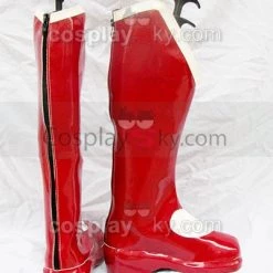 NewCosplay The King Of Fighters Athena Asamiya Cosplay Boots Red New Arrivals