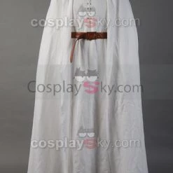 NewCosplay The Lord Of The Rings Gandalf Costume White Robe Cape New Arrivals