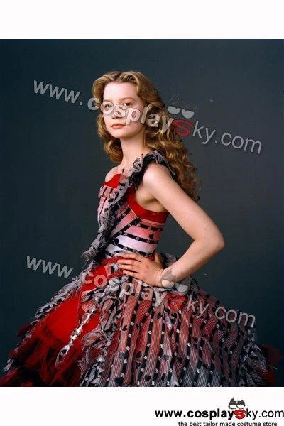 NewCosplay Alice In Wonderland Alice Red Court Dress Halloween Carnival Suit Cosplay Costume 7 NewCosplay Alice In Wonderland Alice Red Court Dress Halloween Carnival Suit Cosplay Costume