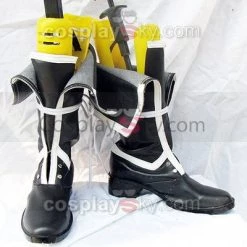 NewCosplay Togainu No Chi GanJi Cosplay Boots Shoes Black New Arrivals