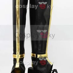 NewCosplay New Arrivals Touken Ranbu Tsurumaru Kuninaga Boots Cosplay Shoes Black Version