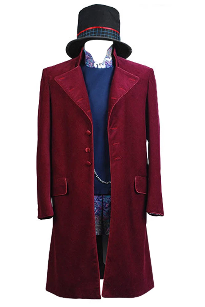 NewCosplay Charlie And The Chocolate Factory Willy Wonka Outfit Cosplay Costume New Arrivals 3 NewCosplay Charlie And The Chocolate Factory Willy Wonka Outfit Cosplay Costume New Arrivals