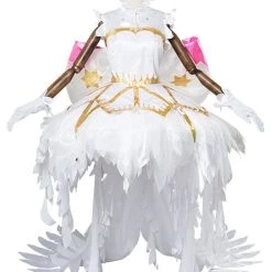 New Cosplaysky Cardcaptor Sakura:Clear Card Sakura Kinomoto Snow Angel Fancy Dress Cosplay Costume 16 New Cosplaysky Cardcaptor Sakura:Clear Card Sakura Kinomoto Snow Angel Fancy Dress Cosplay Costume