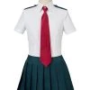 NewCosplay Boku No Hero Academia My Hero Academia Ochako Uraraka Tsuyu Asui Summer Uniform Dress Cosplay Costume New Arrivals