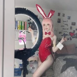 NewCosplay DARLING In The FRANXX Anime 02 Zero Two Bunny Girl Cosplay Costume New Arrivals 14 NewCosplay DARLING In The FRANXX Anime 02 Zero Two Bunny Girl Cosplay Costume New Arrivals