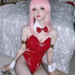 NewCosplay DARLING In The FRANXX Anime 02 Zero Two Bunny Girl Cosplay Costume New Arrivals 16 NewCosplay DARLING In The FRANXX Anime 02 Zero Two Bunny Girl Cosplay Costume New Arrivals