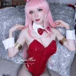NewCosplay DARLING In The FRANXX Anime 02 Zero Two Bunny Girl Cosplay Costume New Arrivals 17 NewCosplay DARLING In The FRANXX Anime 02 Zero Two Bunny Girl Cosplay Costume New Arrivals